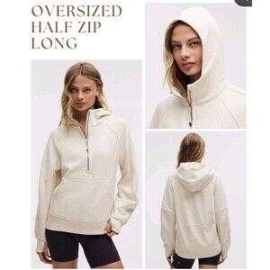 Lululemon Scuba Oversized Half-Zip Hoodie Xl XXl